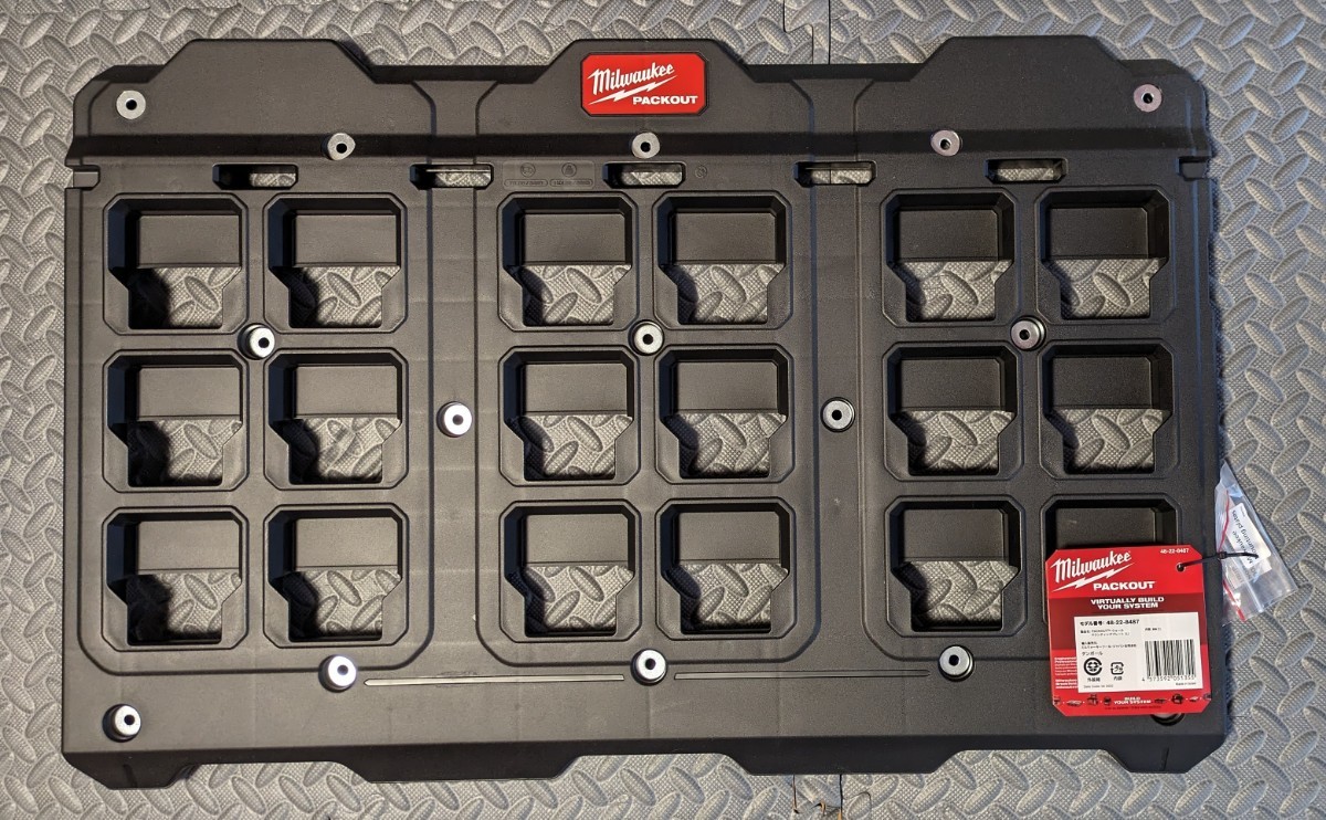 インボイス対応可★ミルウォーキーツール【Milwaukee】パックアウトPACKOUT ウォールマウンティングプレート(L)48-22-8487 新品未使用★拍卖