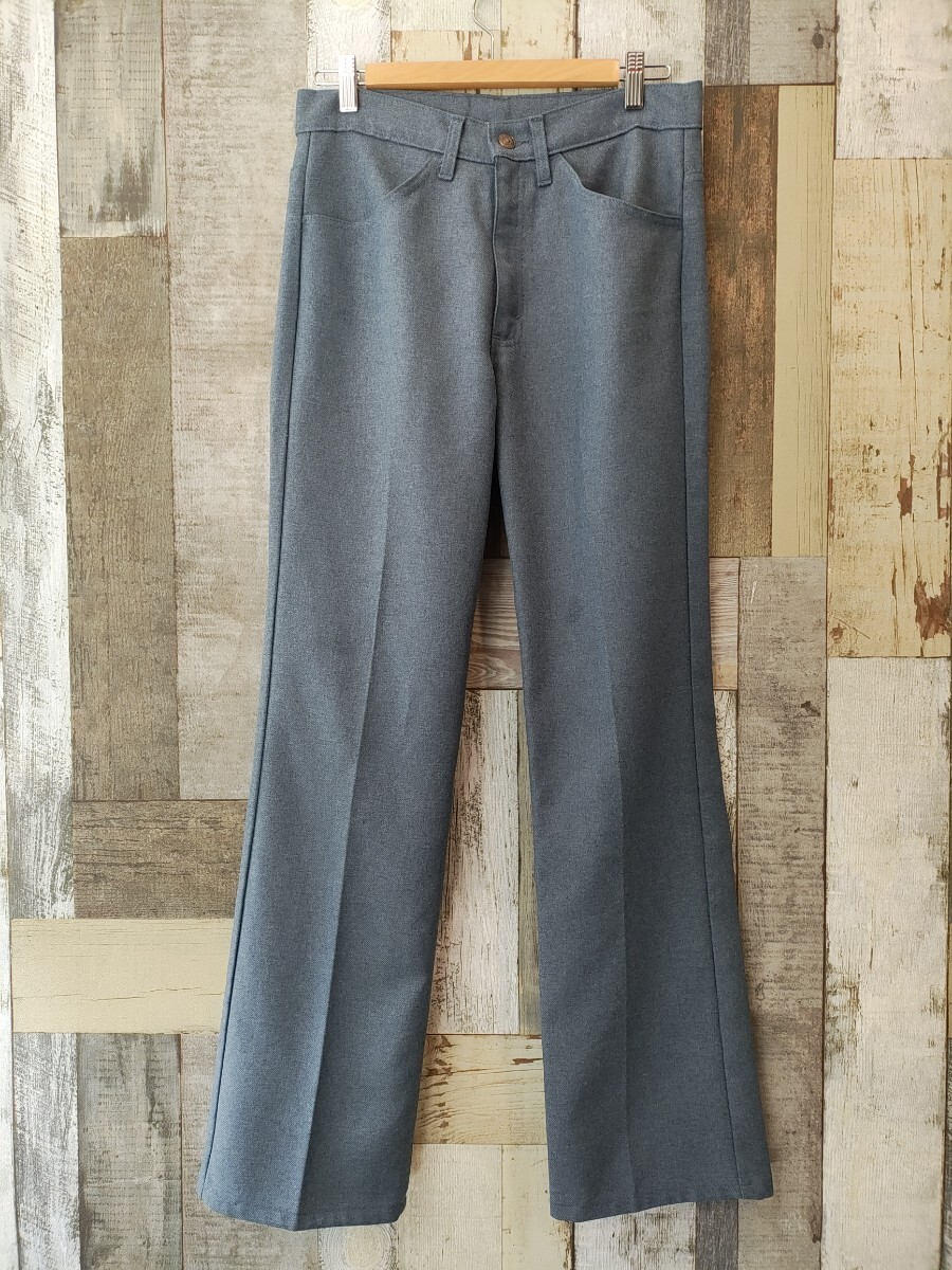1990s Levi’s 517 W31 L31 リーバイス スタプレ スラックス ビンテージ ポリスラックス USA製 フレア ブーツカット拍卖