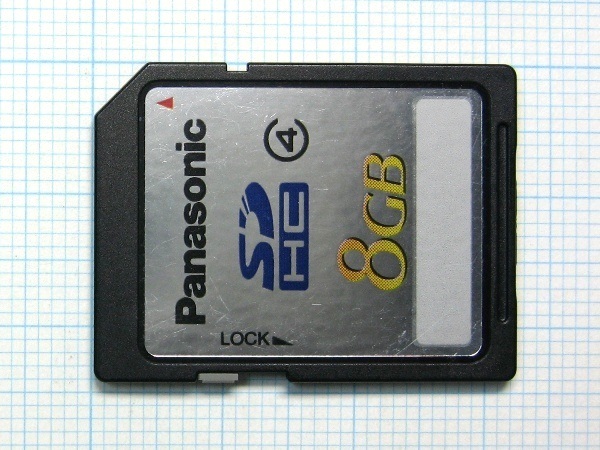 ★Panasonic SDHC メモリーカード 8GB 中古★送料85円・185円拍卖