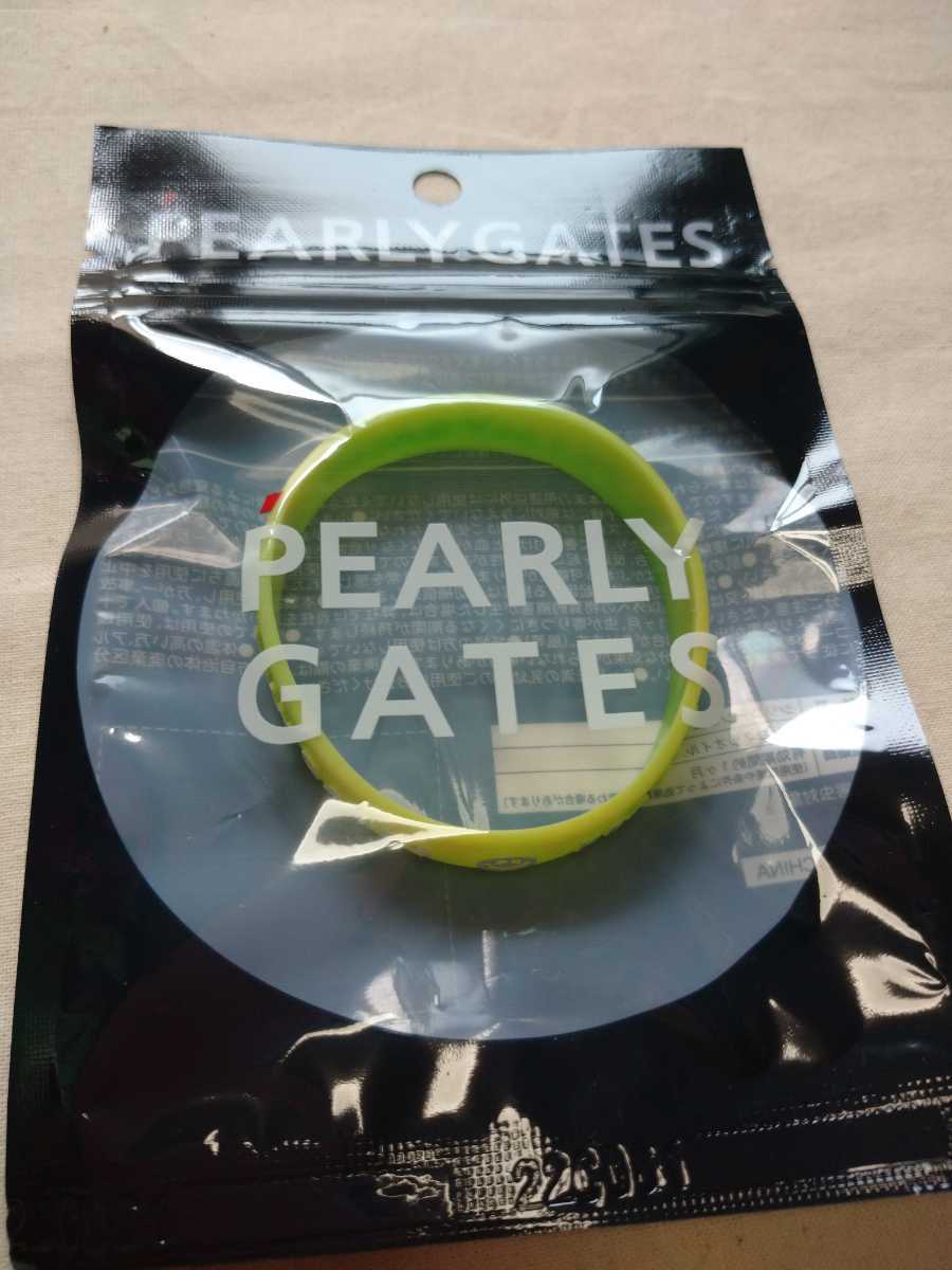 イエローマーブル虫除けラバーバンド シリコン 虫よけ新品 パーリーゲイツ ゴルフ拍卖