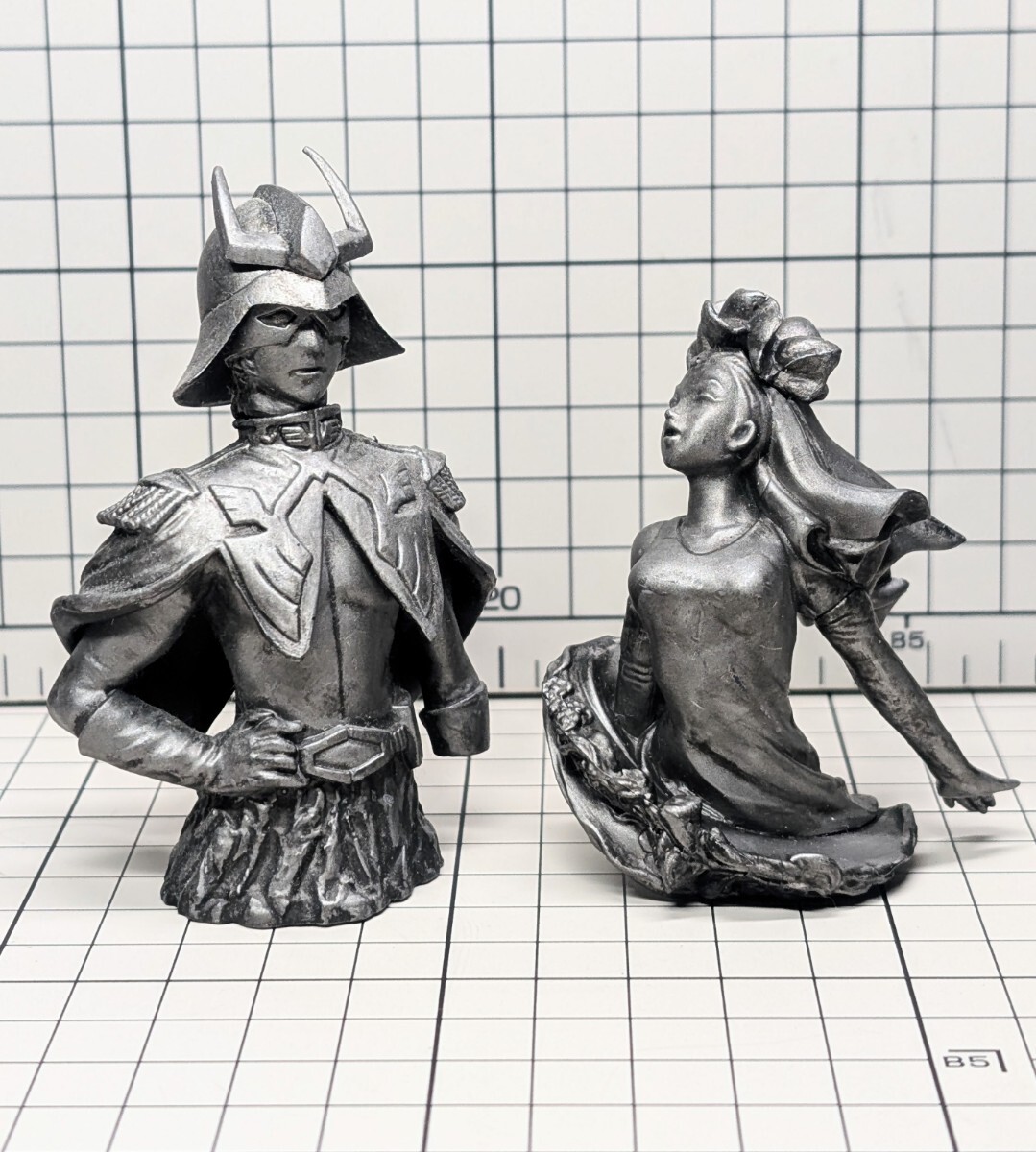 ハロカプ 機動戦士ガンダム キャラクターズ クリップコレクション シャア・アズナブル、シークレット マチルダ・アジャン 花嫁姿 胸像拍卖