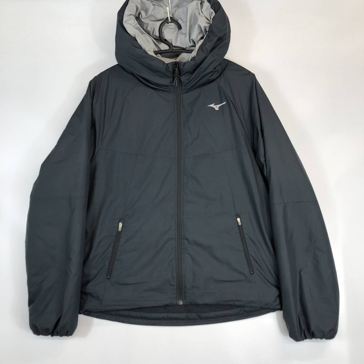 ミズノ MIZUNO トレーニングウェア 中綿入りパーカー テックフィル ジャケット 32ME8850 レディースXLサイズ ブラック拍卖