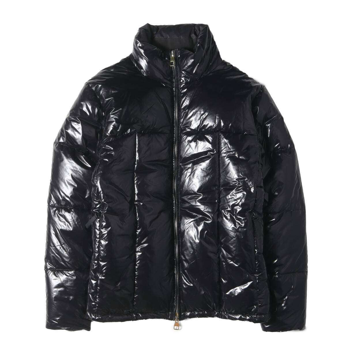 【美品】dunhill ダンヒル ジャケット サイズ:XS / 近年モデル エナメル リップストップ ダウンジャケット / ブラック 黒 / アウター拍卖