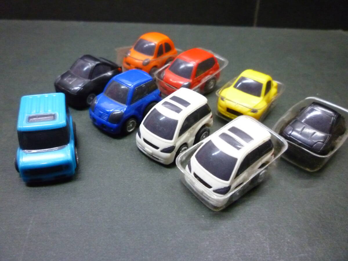 タカラ 9台 TME PAPAGINO チョロQ ミニカー 25周年 パパジーノ/マーチ フェアレディZ マツダRX-8 トヨタvitz拍卖