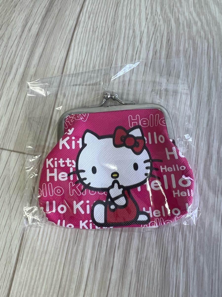 【新品未使用】ハローキティ キティーちゃん コインケース 小銭入れ 財布 がま口 小物入れ 全身イラスト拍卖