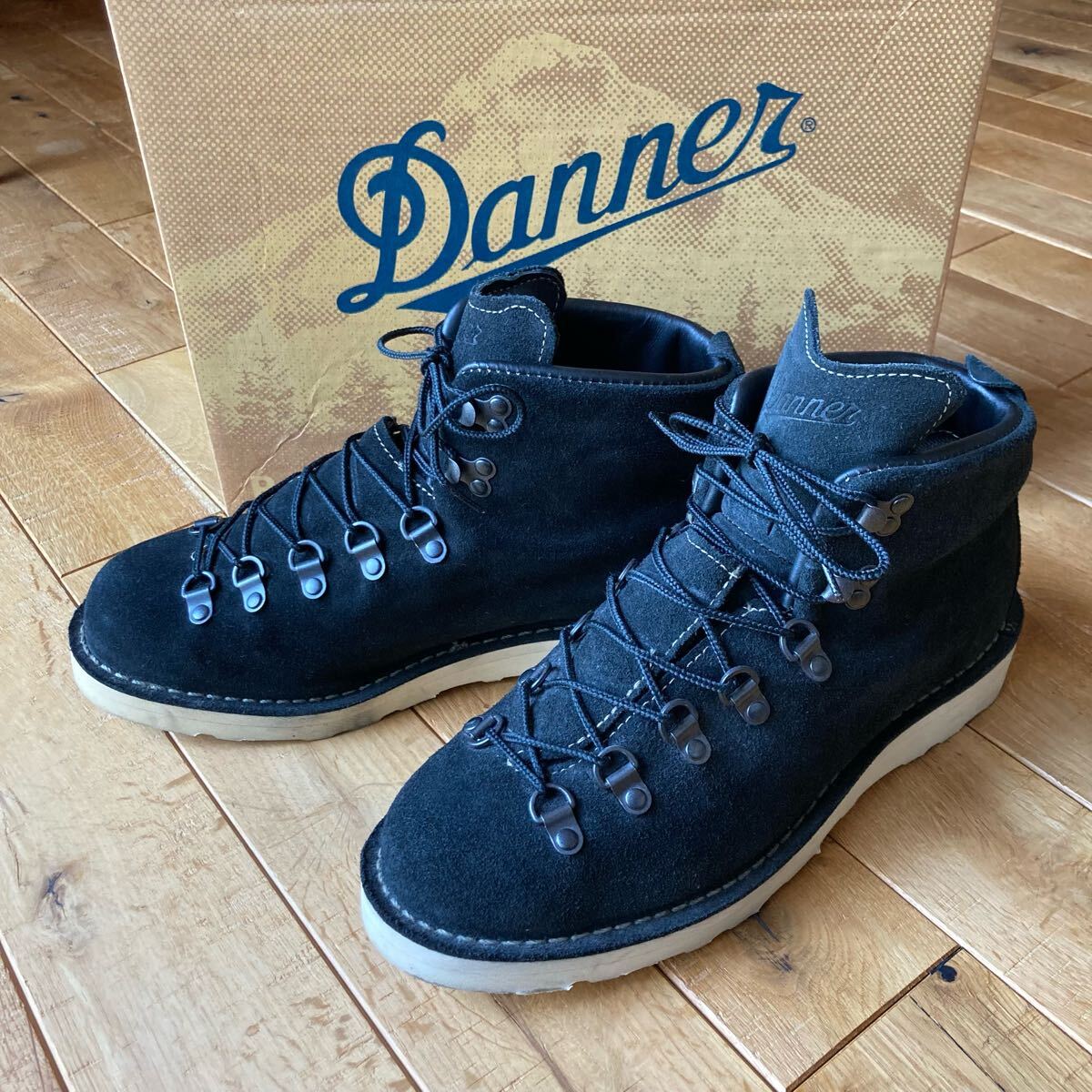 箱付美中古 DANNER DJ MT LT BLK SUEDE マウンテンライト ダナー ブラック拍卖