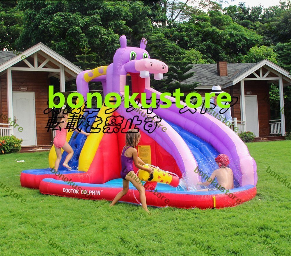 すべり台 滑り台 噴水 大型遊具 ウォータースライダー エアー遊具 安全 子供用プレゼント おすすめ 室内/室外 z2672拍卖
