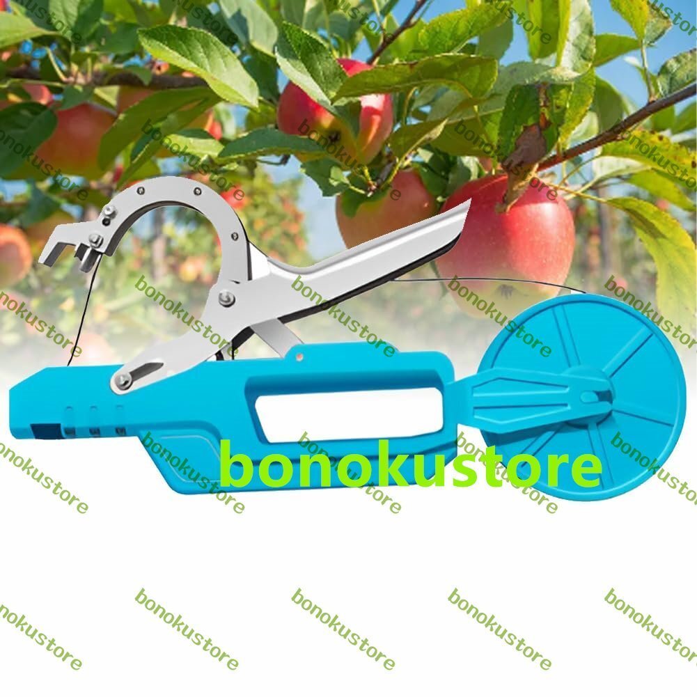 ポータブル木の枝結束機 電動植物結束機 庭の接ぎ木ツール 植物結束ペンチ 最大直径50mm、庭の野菜、キュウリ、トマトの結束用拍卖