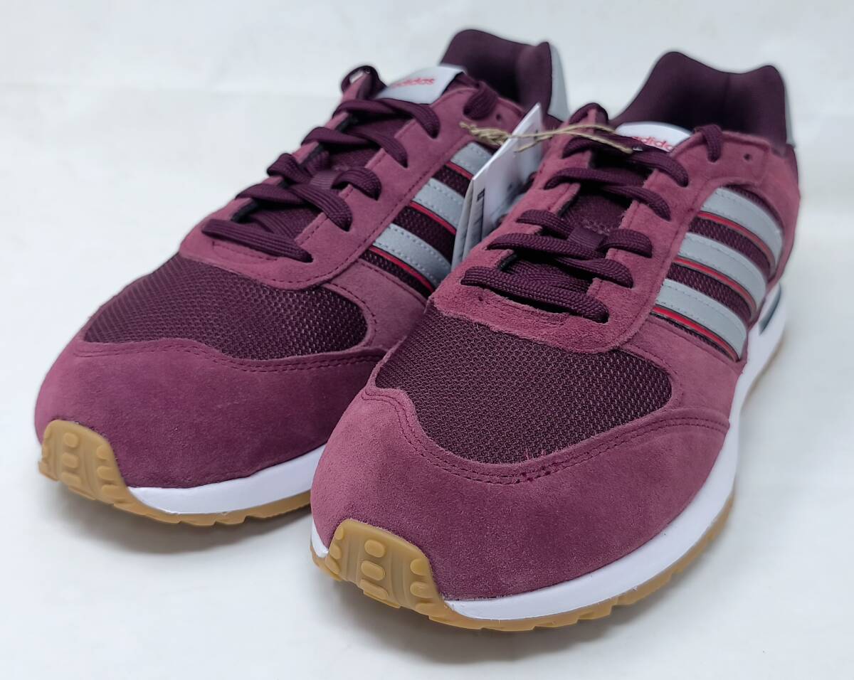 ★adidas Run 80s Shadow Red/Matte Silver/Maroon 2024 ID1270 28cm US10 アディダス ラン 80s シャドウレッド★拍卖