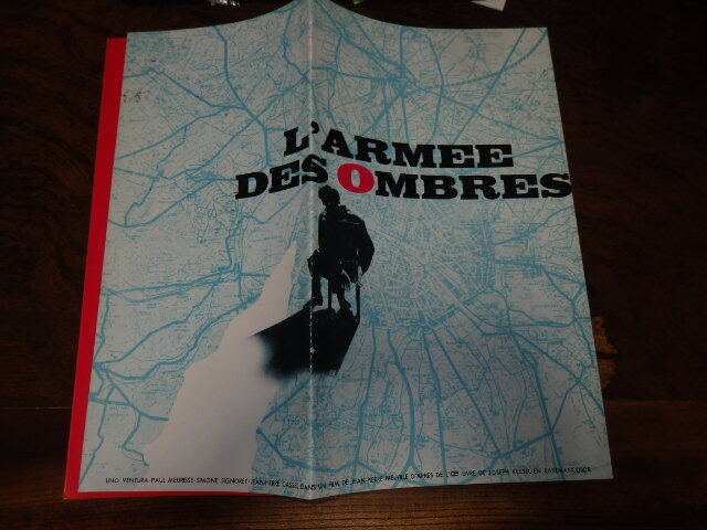映画プレスシート「d064 影の軍団(大判・折れ有り)」リノ・バンチュラ シモーヌ・シニョレ拍卖