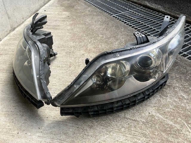 ホンダ★エリシオンRR1★純正ヘッドライトASSY左右セット★ヘッドランプ★HCHR- 615 HCHR-616★RR2 RR3 RR4 部品取り車拍卖