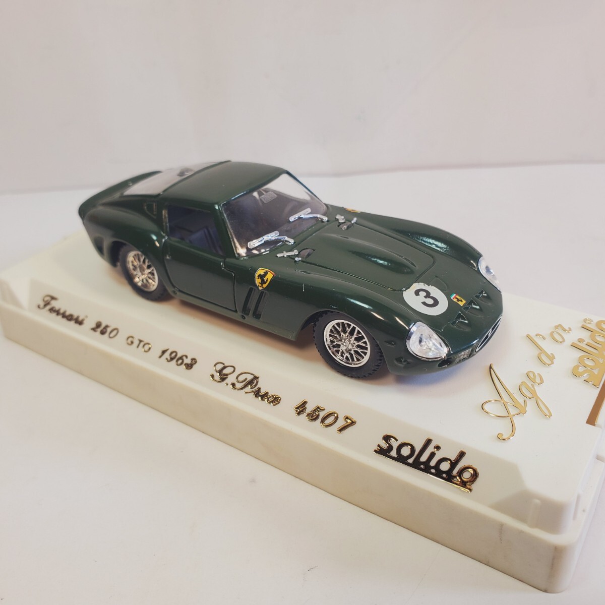Solido ソリド 1/43「Ferrari 250 GTO 1963」GREEN フランス製 新品未使用 A186拍卖