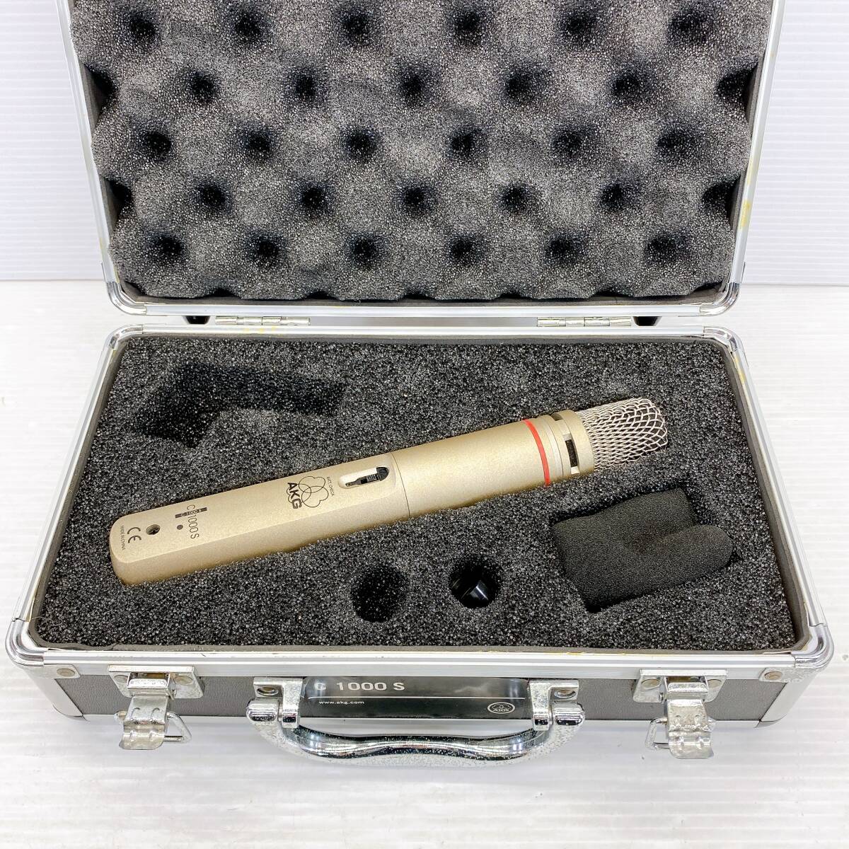 ■AKG コンデンサーマイク U1000S 専用ケース付き 動作品■拍卖