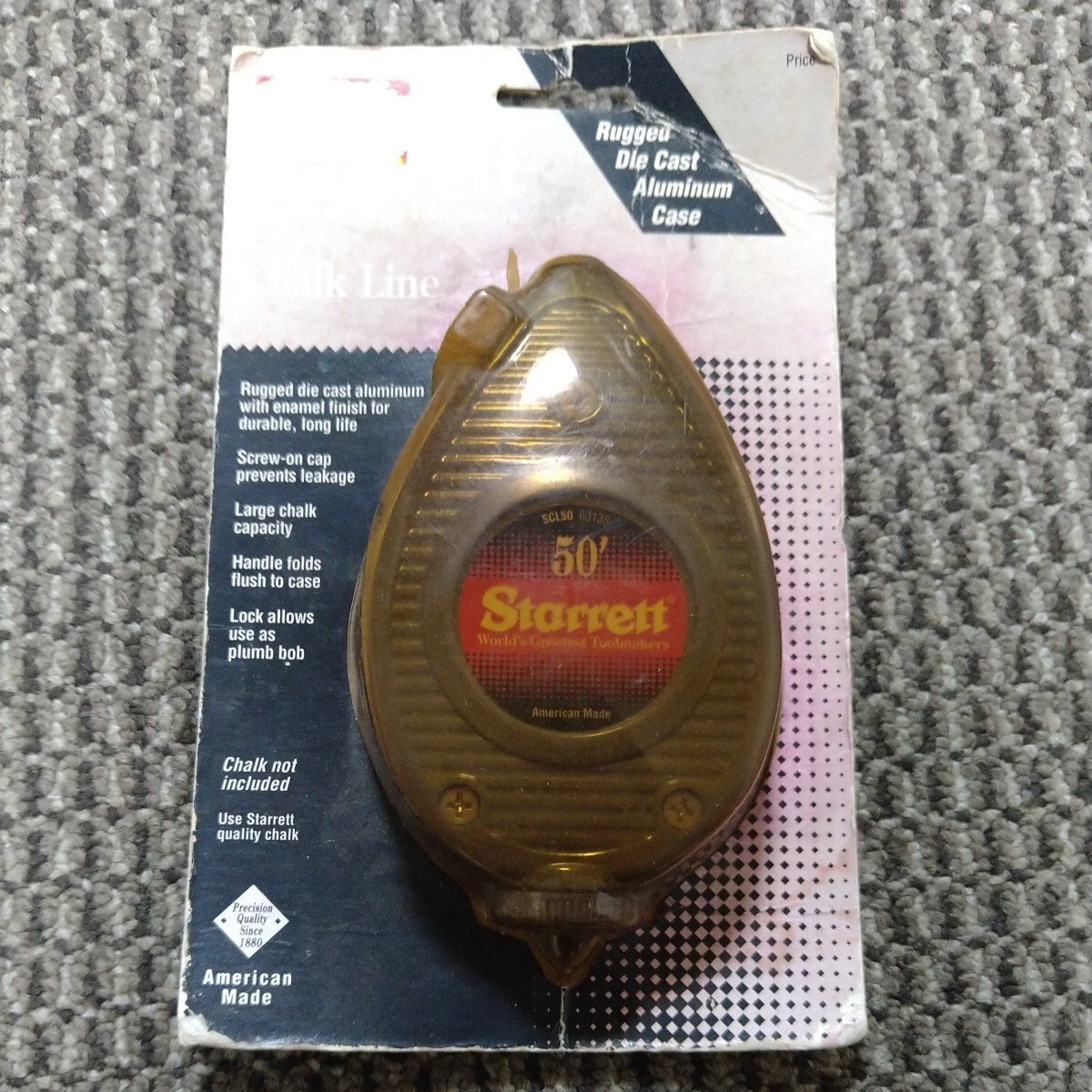 ジャンク品/長期保管品/S tarrett/スターレット/チョークライン/15m/SCL50/アメリカ製拍卖