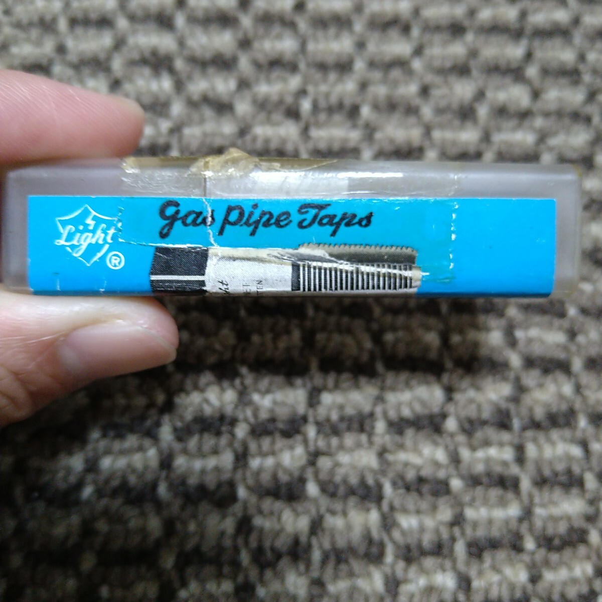 ジャンク品/長期保管品/Light/ライト精機/パイプタップ/SKS2/管タップ・1/4PT/GH32/呼び1/4山数19/PTテーパー拍卖