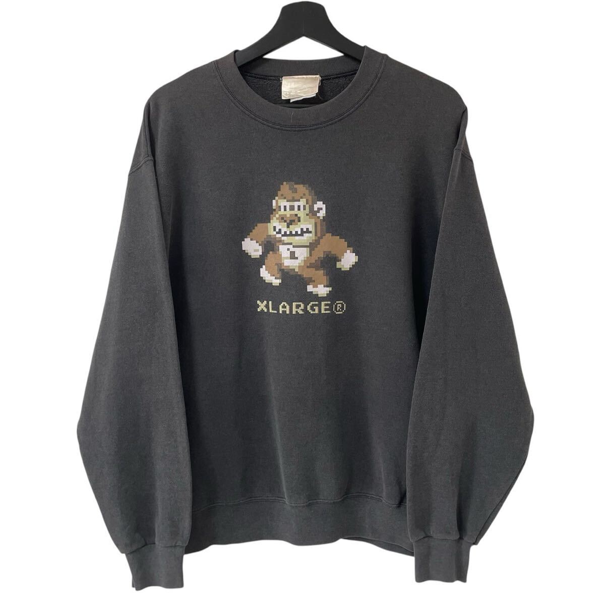 ■激レア■90s USA製 XLARGE GAME DESIGN SWEAT XL エクストララージ ゲーム デザイン スウェット ビンテージ拍卖