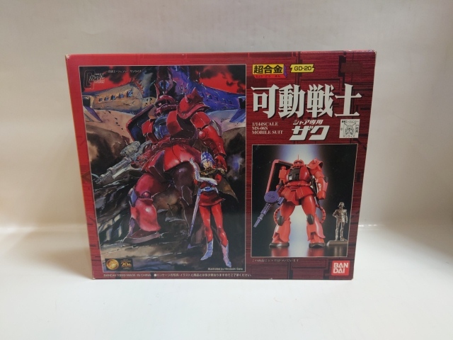 B-1313 中古品◇フィギュア バンダイ 機動戦士ガンダム 超合金 GD-20 可動戦士 シャア専用ザク拍卖