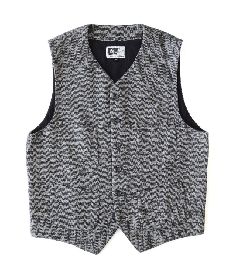USA製 エンジニアドガーメンツ ヘリンボーンベスト 表記(M)拍卖