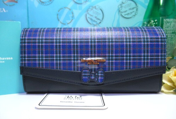 送料無料 サマンサタバサ ハロー キティ 50周年 限定 牛革 かぶせ 長財布 紺 新品 証明書付 サンリオ マイメロ クロミ シナモロール拍卖