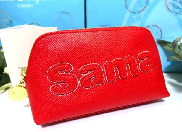 送料無料 40%引 サマンサタバサ サマタバ ロゴ入 ポーチ 小 レッド 赤 新品 販売証明書付 化粧ポーチ コスメポーチ 旅行ポーチ拍卖