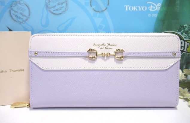 送料無料 12%引 サマンサタバサ 美人百花 限定 牛革 フラワー ベルト ラウンドジップ ファスナー 長財布 新品 証明書付 開運 金運UP拍卖