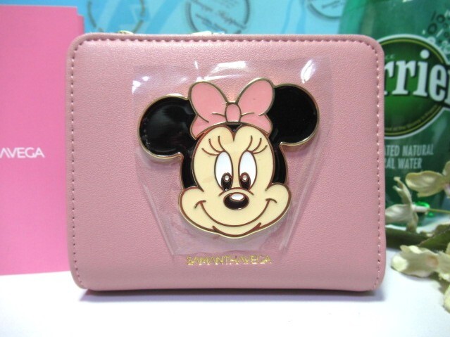送料無料 25%引 サマンサベガ 限定 ミニー 二つ折り財布 折財布 ミニ財布 新品 証明書 ギフト包装付 ディズニー ミッキー サマンサタバサ拍卖