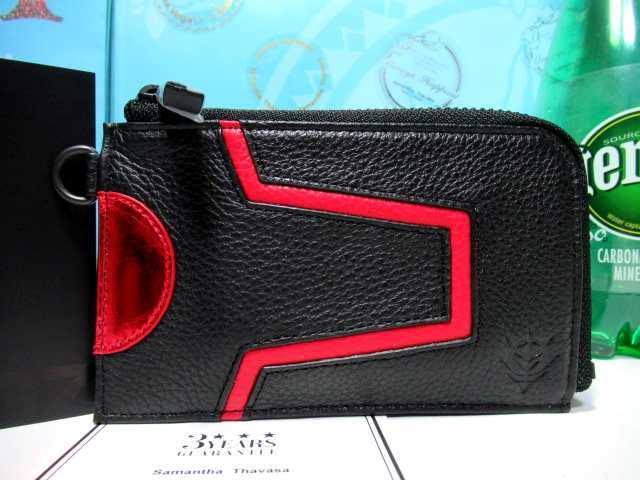 送無 サマンサキングズ 機動戦士 ガンダム ドム 牛革 カードケース パスケース ミニ財布 新品 証明書 包装付 キングズ バイ サマンサタバサ拍卖