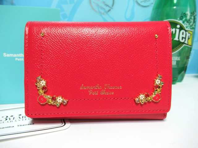 送無料 29%引 サマンサタバサ 限定 白雪姫 牛革 三つ折り財布 折財布 ミニ財布 新品 証明書 包装付 ディズニー プリンセス スノーホワイト拍卖