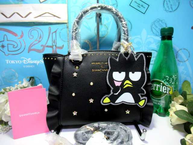 送無 サマンサベガ限定 バッドばつ丸 2way トートバッグ ショルダーバッグ ミニ 新品 証明書付 キキララ マイメロ サンリオ サマンサタバサ拍卖