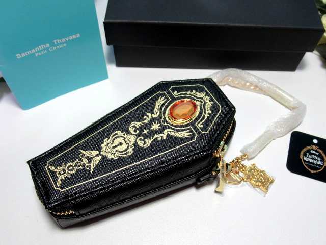 送無 13%引 サマンサタバサ 限定 ディズニー ツイステッドワンダーランド サバナクロー寮 棺チャーム バッグチャーム 新品 証明書 ツイステ拍卖