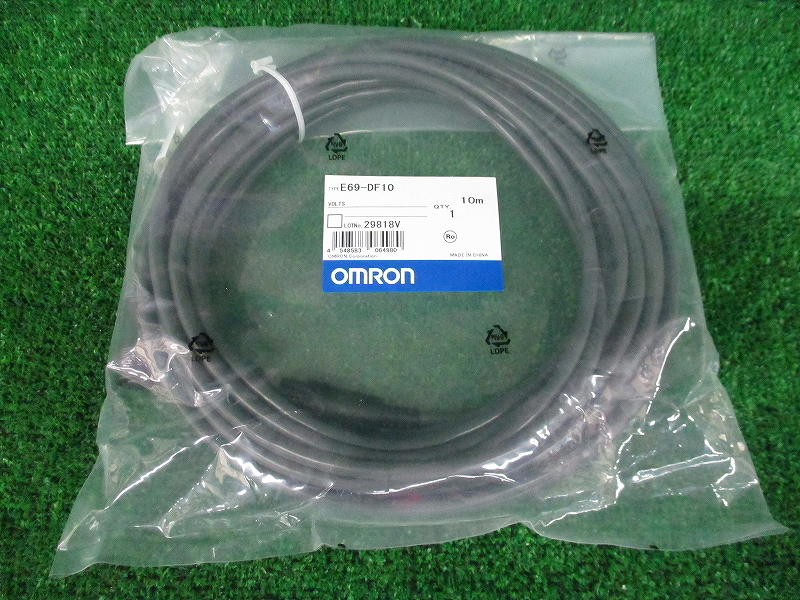 Kムな5883 新品■OMRON オムロン■E69-DF10 アブソリュート形ロータリエンコーダ 延長用コード 10m■ケーブル 拍卖