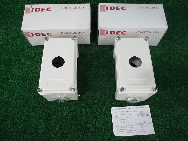 Kのな5910 未使用/美品■IDEC アイデック■コントロールボックス AGA211Y■IP65 Φ30 1点用 コントロールユニット 2点セット拍卖