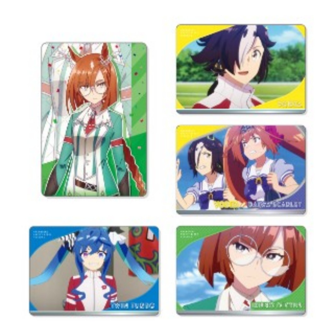 ウマ娘 プリティーダービー メタルカードコレクション カードダスオンライン限定版5枚セット 新品未開封 イクノディクタス拍卖