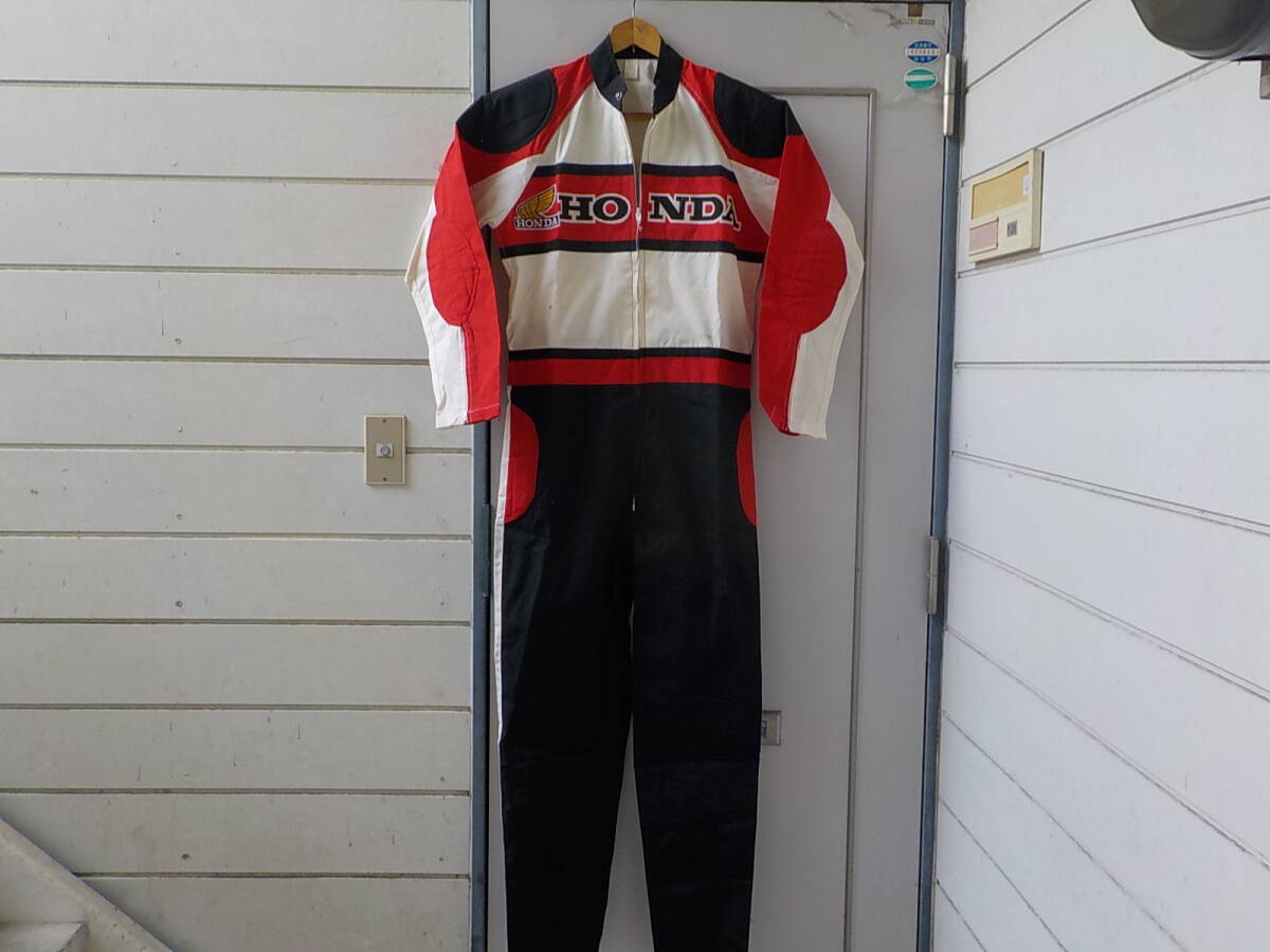 旧車 ホンダ ツナギ レーシングスーツ 当時物 オート用品拍卖