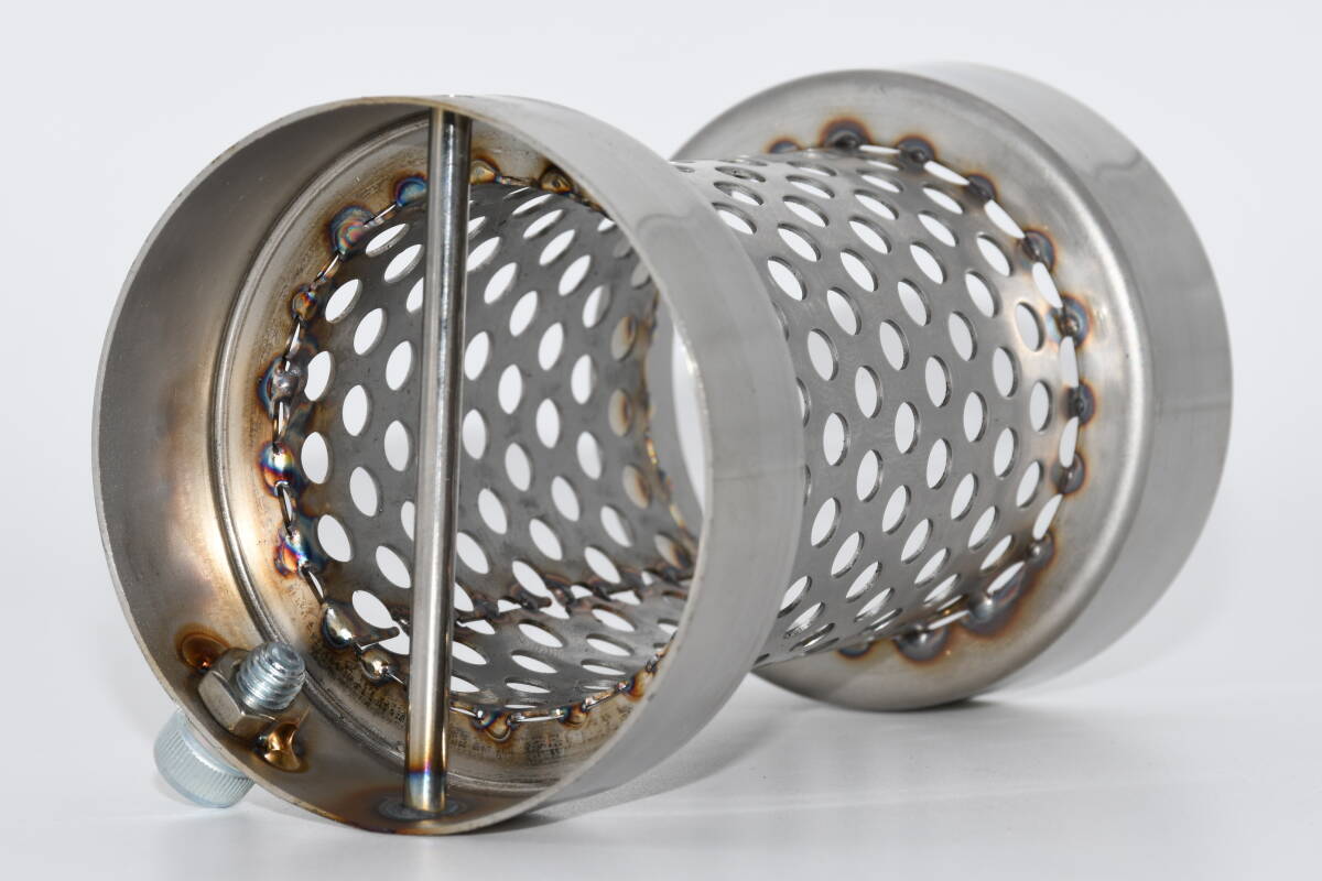 弾丸 70パイ 用 縦ピン ステン ショート 50.8 パンチング インナー サイレンサー バッフル 内48ミリ φ 商品実実寸外径67ミリ ホンダ拍卖