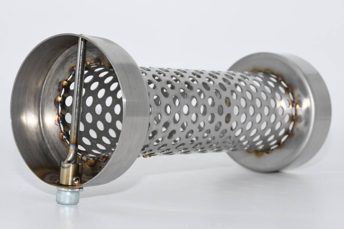 弾丸 70パイ 用 ゼロ時 縦ピン ステンレス 42.7 パンチング インナー サイレンサー バッフル 内径40ミリ 商品実寸外径67ミリ スズキ拍卖