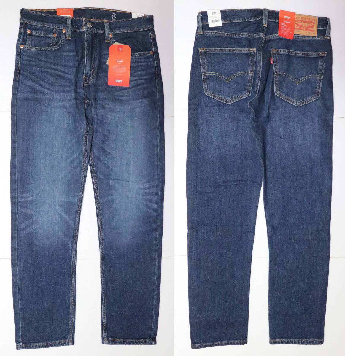 新品 リーバイス 29507-1472 W29 L32 502 レギュラーテーパード インディゴ・ミッドユーズド ストレッチデニム WARM Levi's ◎MR拍卖