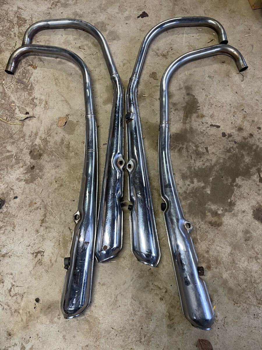 1102 Z1 Z2 純正マフラー 4本セット 刻印アリ DGM30386 S76 DGM13236S 750RS KZ900 1000 Z750FOUR Z750FX 当時物 ゼッツー拍卖