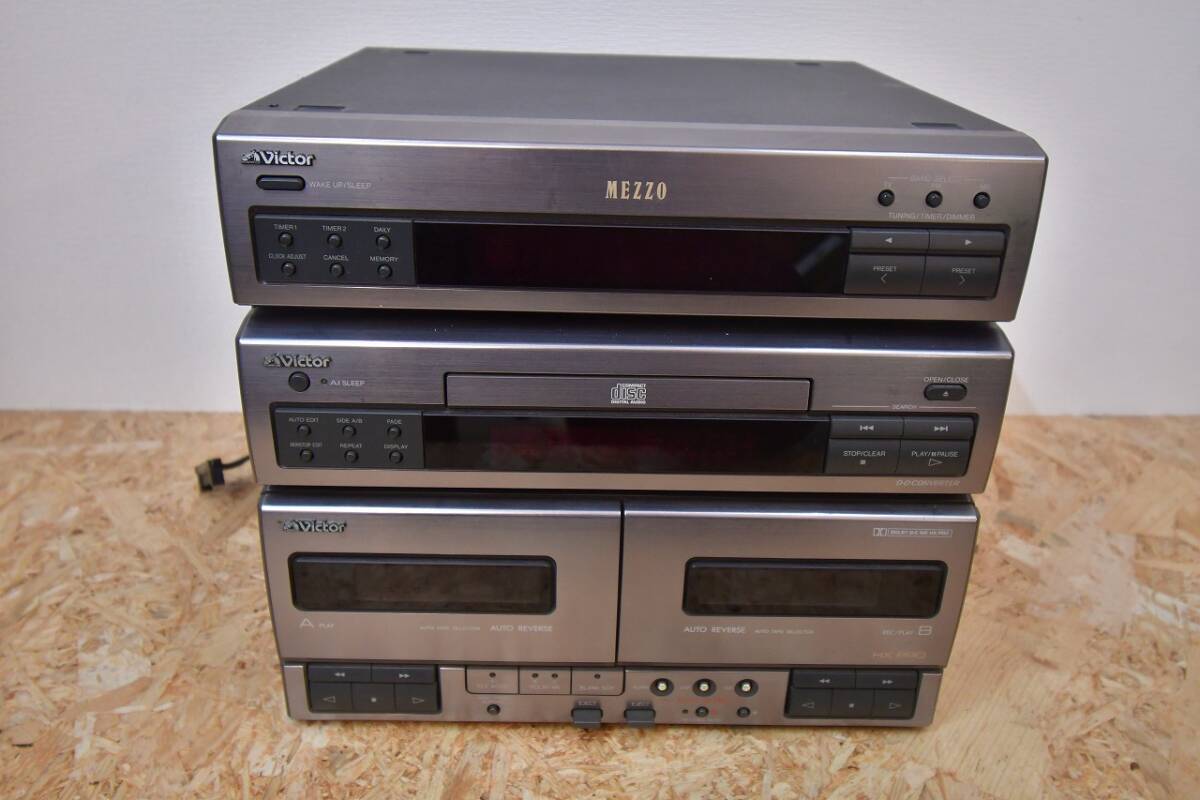 Victor システム コンポ チューナー FX-MXF7 コンパクトディスクプレイヤー XL-MXF7 カセットデッキ TD-MXF7 HX-PRO拍卖