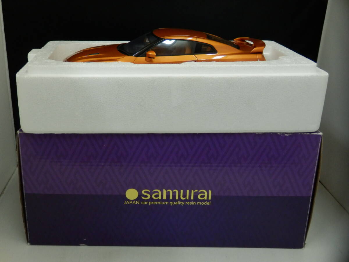 KSR18020OR 京商 サムライ 日産 スカイライン プレミアム エディション オレンジ KYOSHO SAMURAI NISSAN SKYLINE GT-R PREMIUM EDITION拍卖