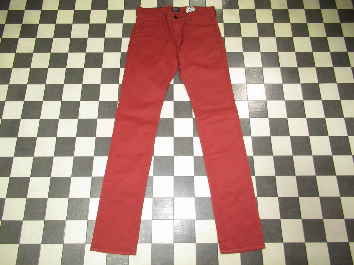 ★Lee/リー★新品 361113 S BLACK STITCH SKINNY スキニーフィットカラーパンツ拍卖