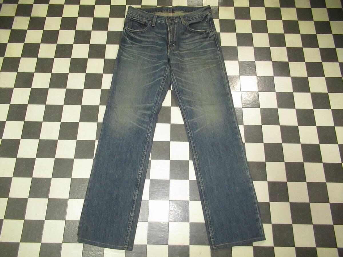 ★リーバイス★良品 08502-0002 31×33 ミッドシェードユーズド ストレート拍卖