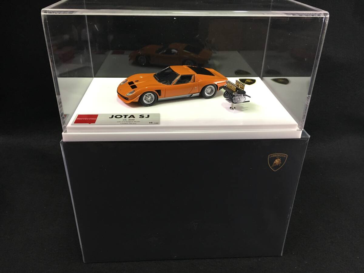 ●再値下げ●レア●アイドロン 1/43 ランボルギーニ イオタ SJ #4088 V12エンジン付 EM331SP EIDOLON 100台限定生産拍卖