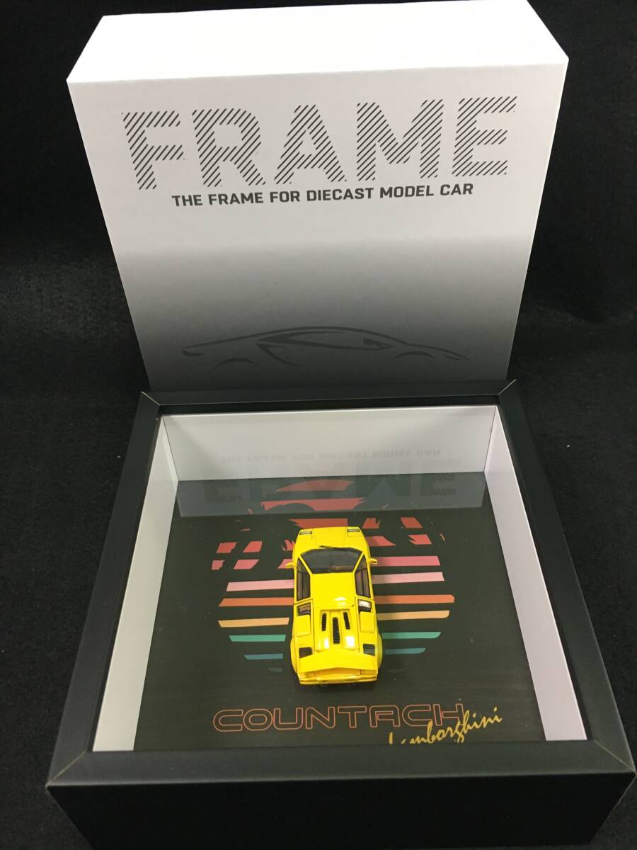 ●FY64047 Finclassically 1/64 カウンタック LP5000 QV イエロー フレーム タイプ拍卖