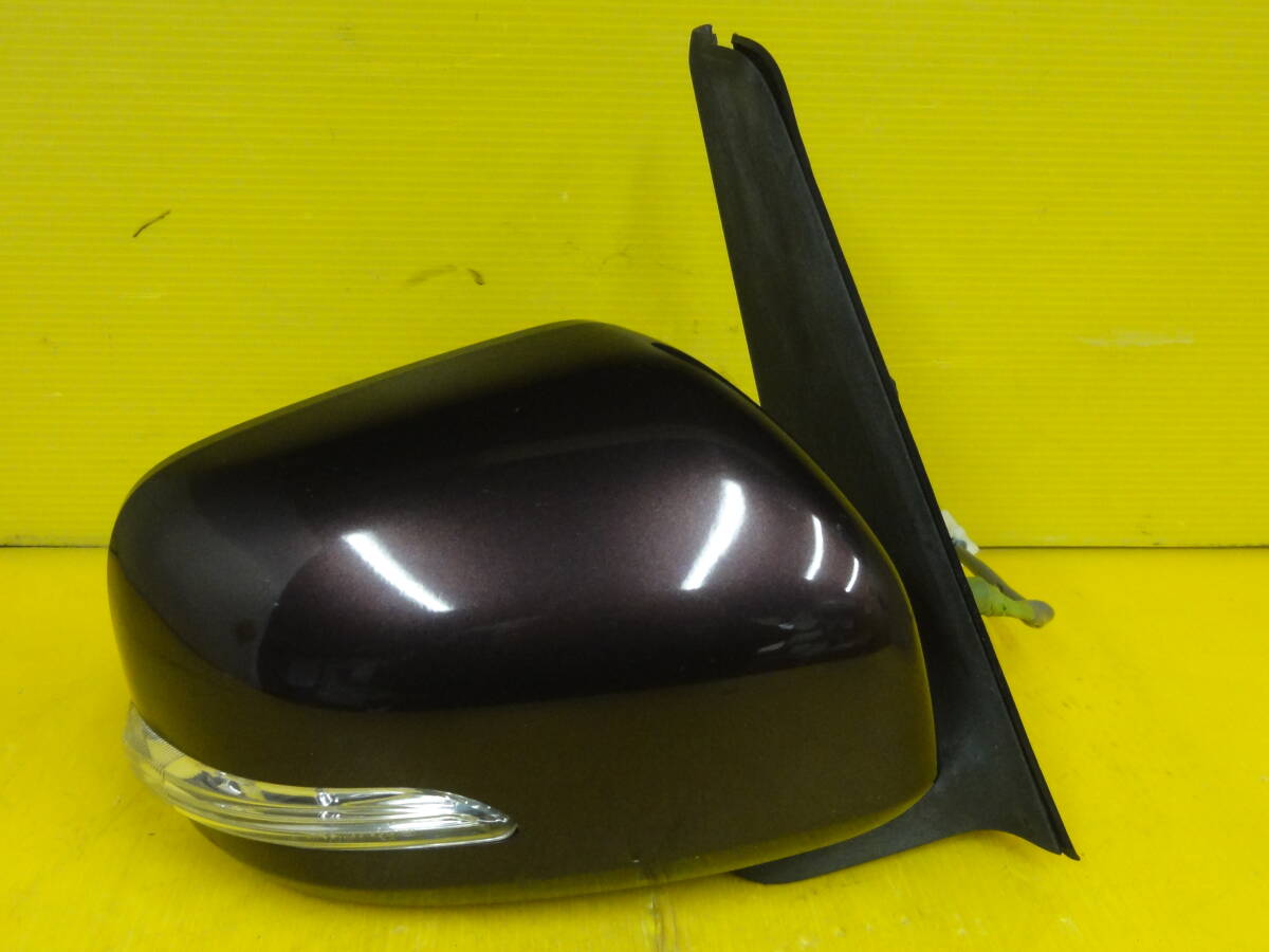 ☆平成20年車 ダイハツ L375S タント 右 ドアミラー サイドミラー カラーU17 7ピン 純正 点灯OK☆F29697 m拍卖