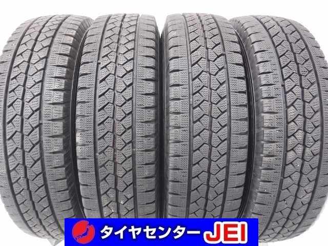 195-80R15 107/105L LT 8.5-8分山 ブリヂストン ブリザックVL1 2020年製 中古スタッドレスタイヤ【4本セット】送料無料(AS15-3558)拍卖