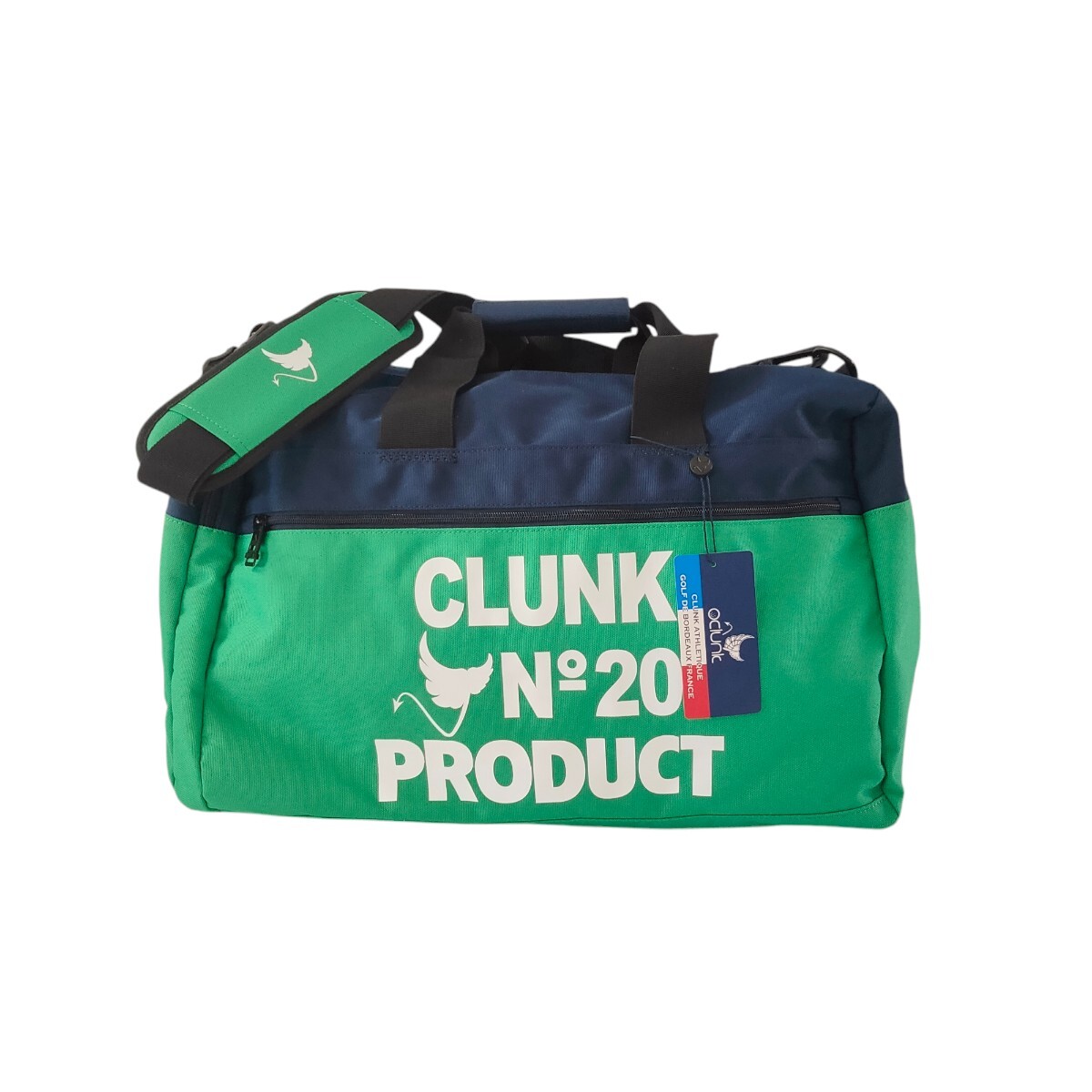未使用品 定価1.2万 クランク ボストンバッグ  大容量 ゴルフバッグ clunk グリーン ショルダー紐拍卖