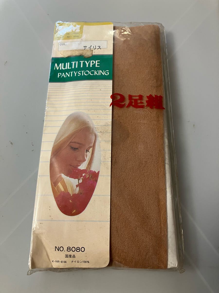 multi type panty stocking 2足組 S-M アイリス マルチタイプ パンティストッキング パンスト 昭和 レトロ 国産品 拍卖