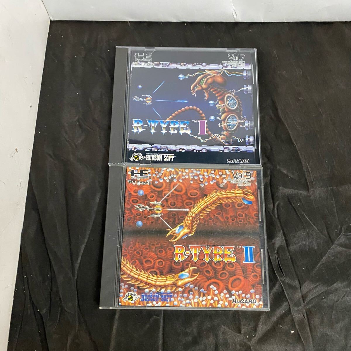 PCエンジン Huカードソフト R・TYPEⅠ Ⅱ 2本セット アールタイプ 2拍卖
