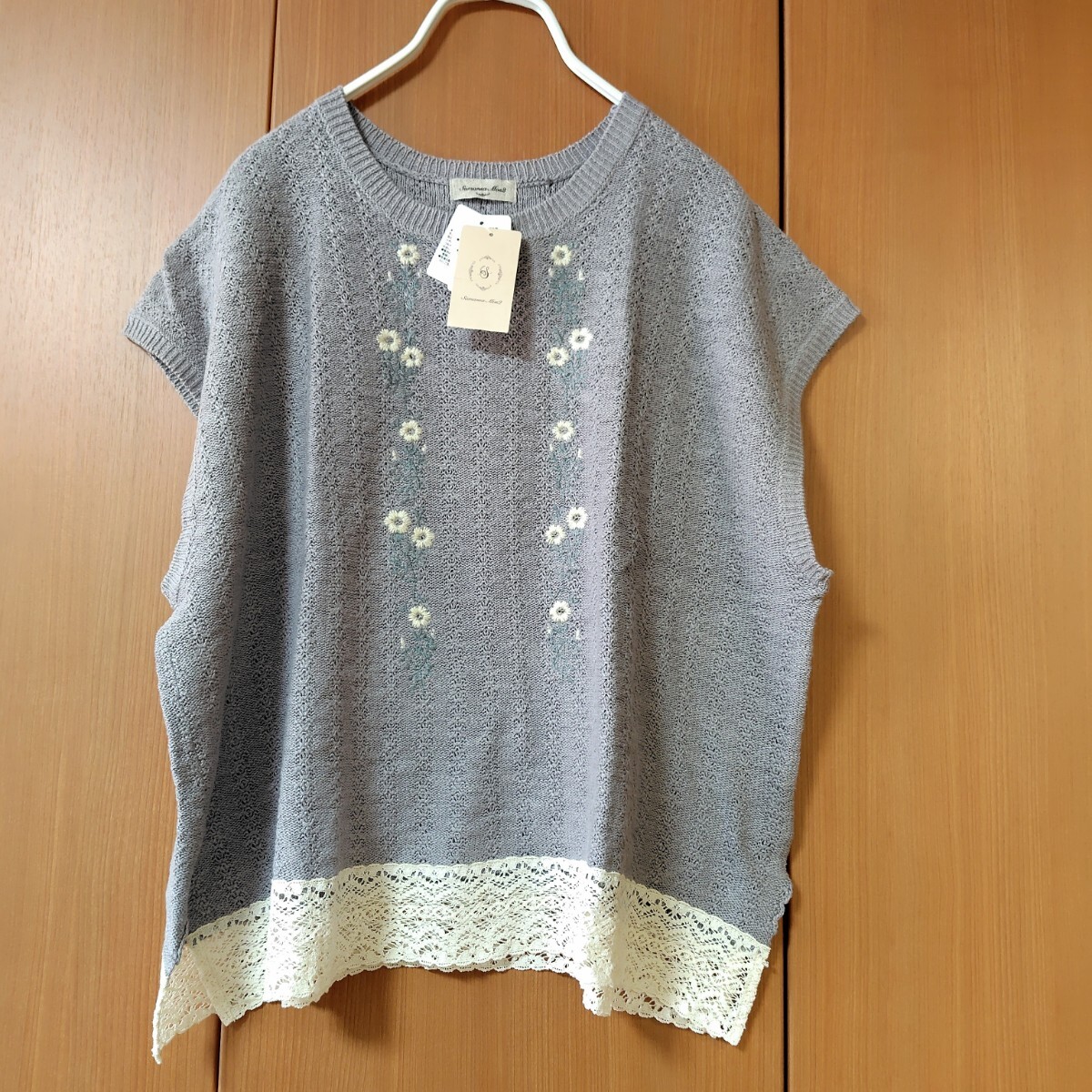 SM2  花柄刺繍レースプルオーバー 新品 サマンサモスモス拍卖